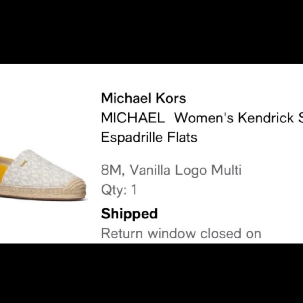 Michael Kors Vanilla Logo Espadrille - Picture 6 of 6